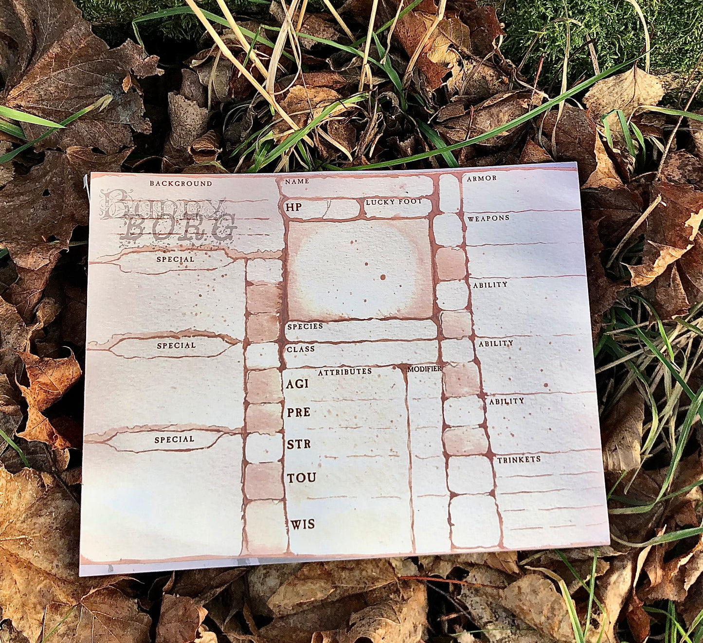 Character Sheet